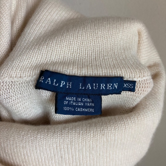 Ralph Lauren 100% cashmere poncho with flaws - Picture 4 of 10